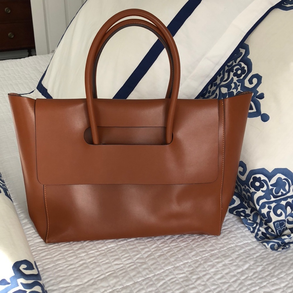 leather tote by Original People